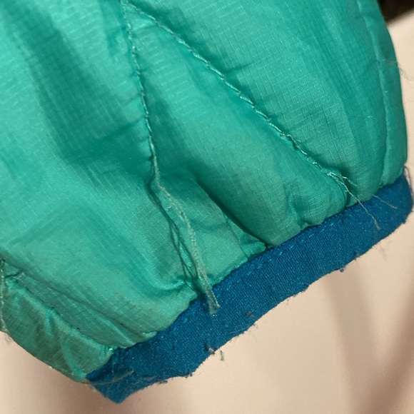 Kids' Patagonia Nano Puff Diamond Quilted  Jacket Neon Green Girls Size 12 - Picture 11 of 12